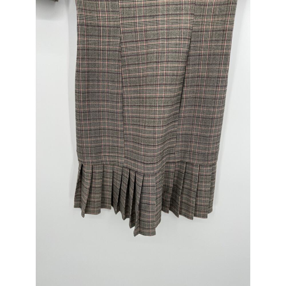 BCBG Mini Academia Dress Women Sz 0 Preppy Clueless Fitted Pleated Schoolgirl - Picture 4 of 7